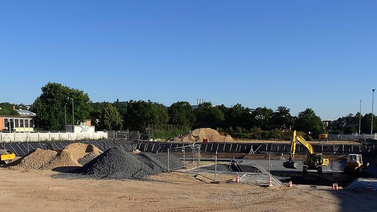 Bau-Chronik der neuen Angerhalle: 20. Juli 2016.Foto: Jochen Berger