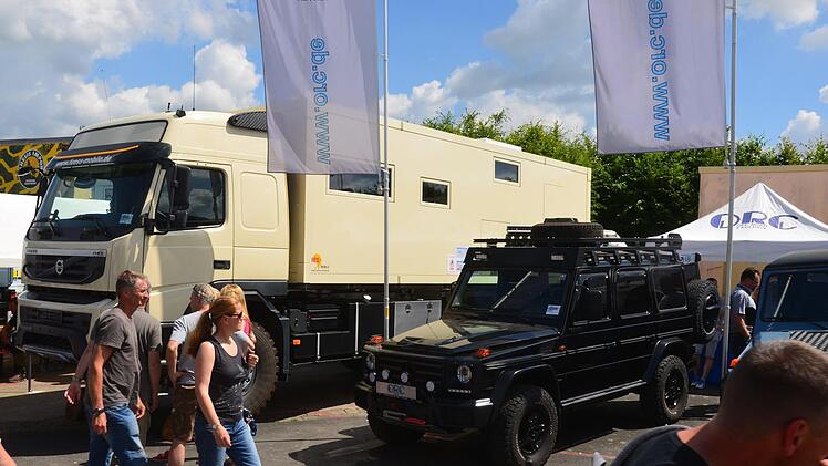 Besucherandrang bei der Offroadmesse in Bad Kissingen. Peter Rauch