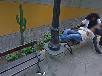 Dieses Bild entdeckte der Ehemann auf Google Maps. Foto: Screenshot/Google Maps/Google Street View