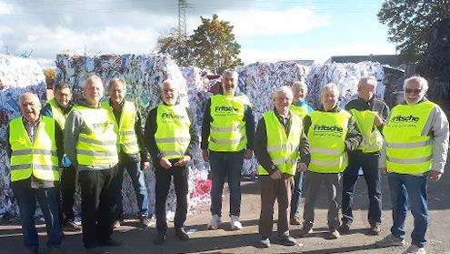 Betriebsbesichtigung bei der Firma Fritsche.