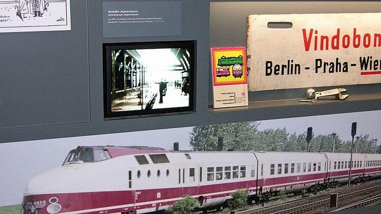 DR international - Dieseltriebwagen "Vindobona" von Berlin(Ost) nach Wien