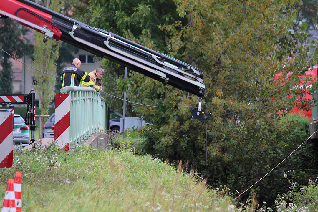 Vermisster Fürther in Auto in Regnitz gefunden