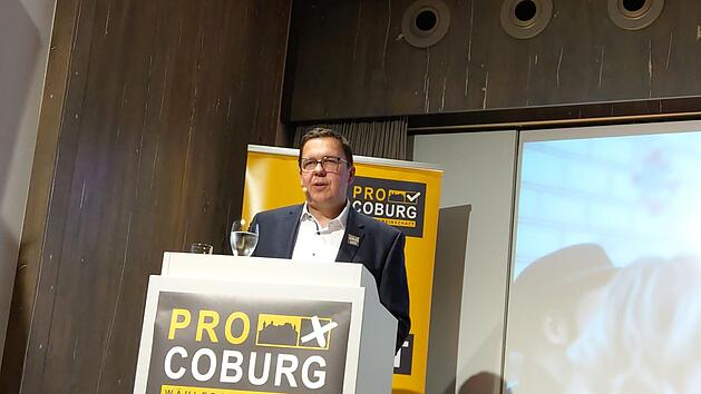 Thomas Apfel w&auml;hrend seiner Bewerbungsrede. Foto: Simone Bastian