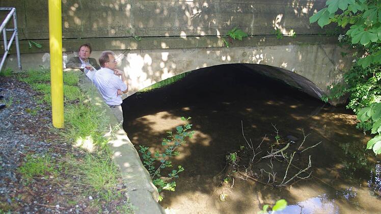 Mit einer "Tropfsteinhöhle" vergleicht Markus Albrecht die Mühlbachbrücke in Oberlangenstadt.