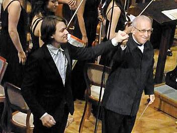 Nach Beethovens 3. Klavierkonzert: David Fray und Lawrence Foster.