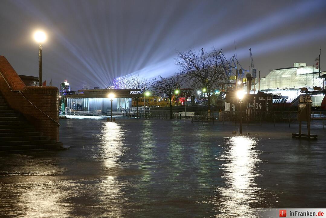 Sturmflut in Hamburg