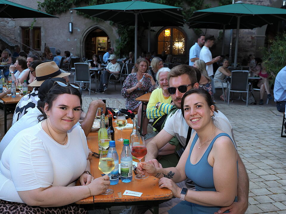 Das Fest fand im Schlosspark statt.