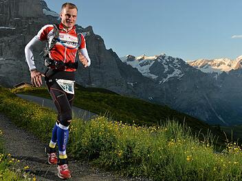 Matthias Barsch beim Eiger-Ultra-Trail 2013. Fotos: privat