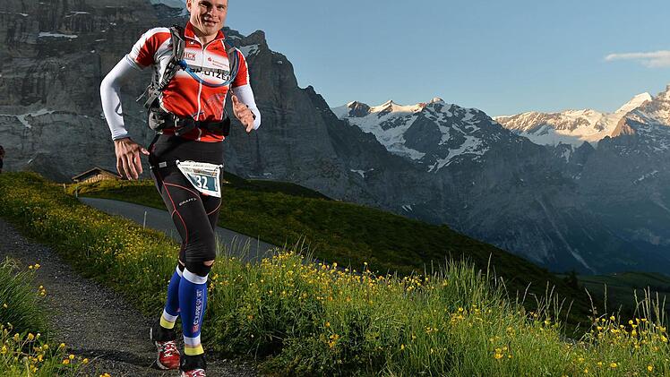 Matthias Barsch beim Eiger-Ultra-Trail 2013. Fotos: privat