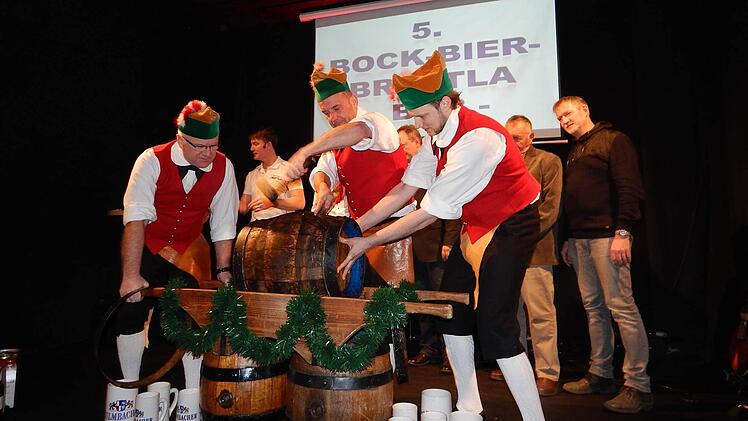 Beim Bockbieranstich sind die Büttner dabei.  Foto: Horst Wunner