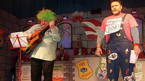 Das Comedy-Duo Pater Waldemar (links) und Gerd Vogler