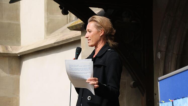 Nadine Schubert auf der Bühne