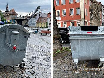 Bamberg: Aufwertung der Innenstadt? - neuer Müllcontainer am Kranen sorgt für Gelächter im Netz