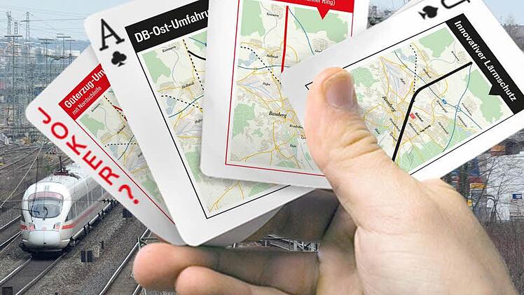 Ost-Umfahrung, Güterzugtunnel oder Ausbau im Bestand? Drei Varianten sind noch im Rennen, eine befindet sich gewissermaßen in der Hinterhand.