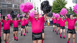 Christopher Street Day mit Stra&szlig;enfest und Demonstration
