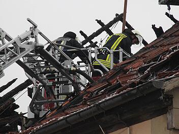 Der Brand an der Schwarzen Pfütze war ein Großeinsätz, bei dem auch die Oerlenbacher Feuerwehr stark gefordert war. Foto: Archiv/Heike Beudert