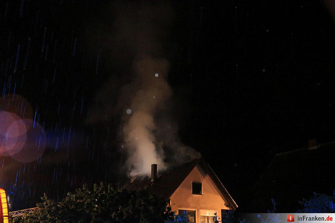 Blitzeinschlag in Gernach