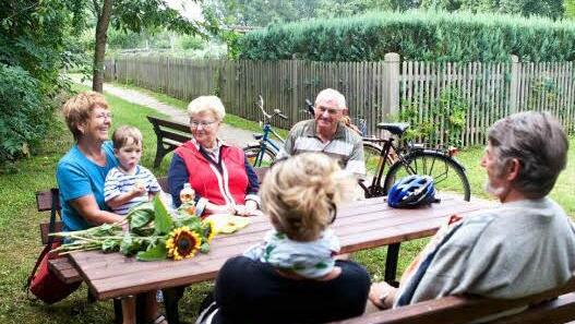 Geselligkeit gehört beim Radeln im Coburger Land dazu.