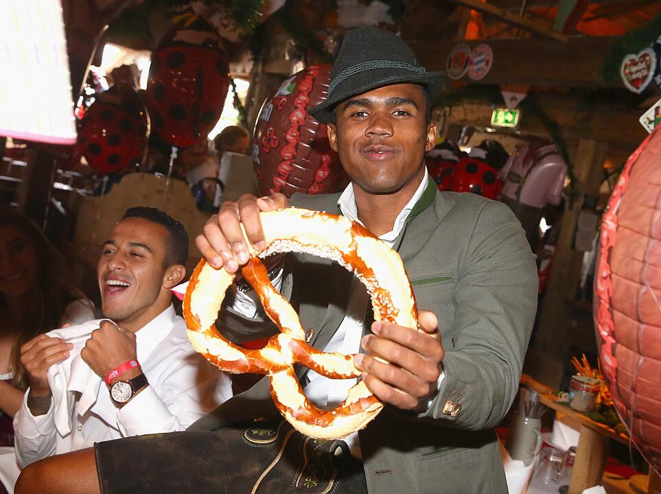 Wiesn-Besuch des FC Bayern München