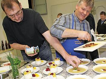 Wie koche ich meine Liebste weich?" lautete das Motto des Kochabends zum Valentinstag.