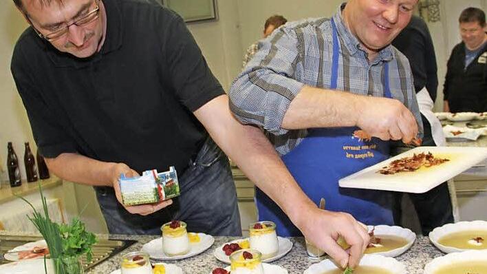 Wie koche ich meine Liebste weich?" lautete das Motto des Kochabends zum Valentinstag.