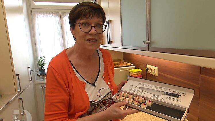 Seit sie in Rente ist, gibt Petra (61) Kurse zum Thema "Pralinen selbstgemacht".