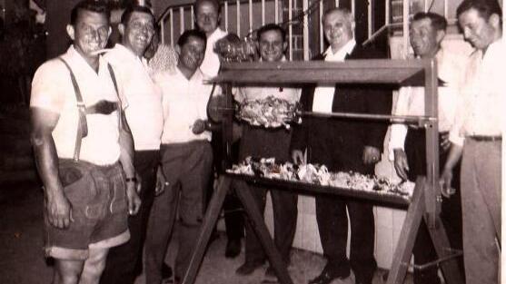 Grillfest - zehn Jahre Stammtisch 1967. Foto: privat