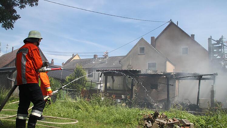 Großbrand in Hutschdorf Foto: Andreas Schmitt