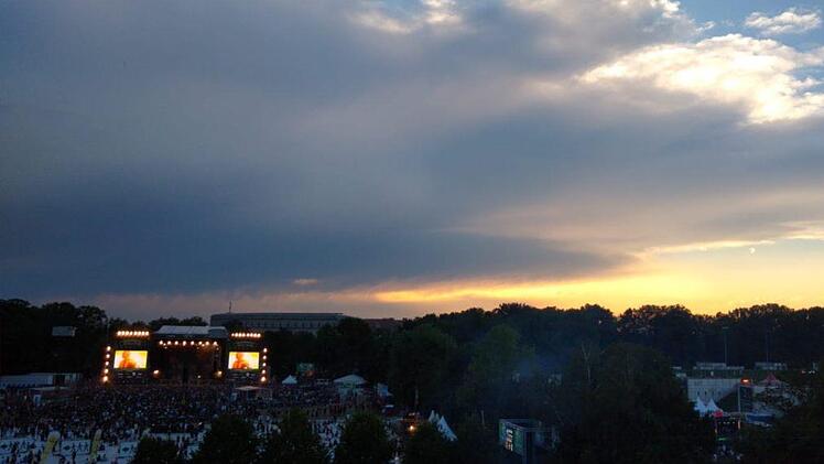 Unwetter-Gefahr für Rock im Park und Rock am Ring