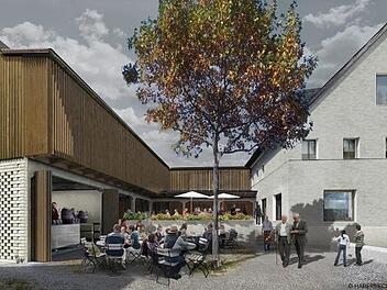 So könnte das "Schwarze Kreuz" in Zukunft aussehen. Entwurfszeichnung: Architekturbüro Haberbeck/Schlempp