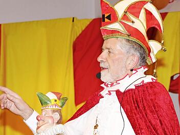 Wilhelm Schmitt geht seit 27 Jahren als "Mürschter Nagel mit Kopf" beim Kolping-Fasching in die Bütt. 33 Jahre war er nacheinander Kämmerer. Leiter des Ordnungsamtes und Chef des Bauamtes im Münnerstädter Rathaus.  Foto: Dieter Britz