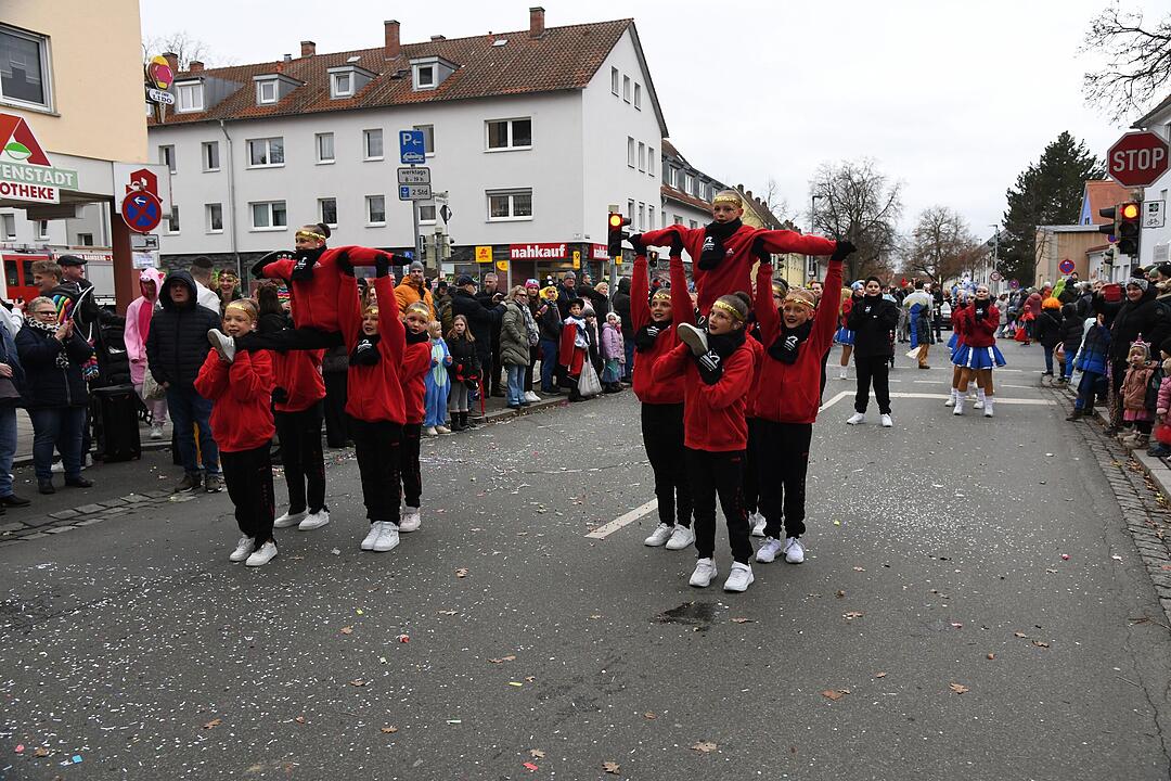 Faschingstreiben in der Gartenstadt.