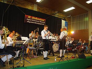 Die "Original Reichenbacher Blasmusik" sorgte beim Kulturabend in Reichenbach für beste Unterhaltung.  Fotos: Heike Schülein