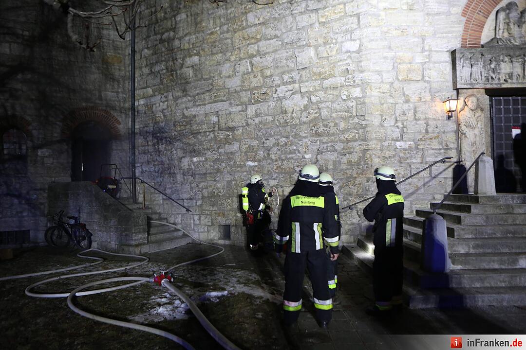 Nürnberg: Feuer in Gedächtniskirche löst Einsatz aus