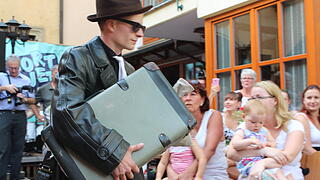 Modenschau im Freihof