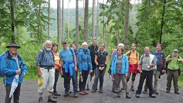 Der Alpenverein Sektion Bad Kissingen begab sich auf Wanderschaft durch die hessische Rhön.