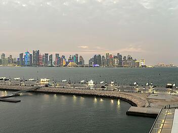 Iran-Krieg - Kreuzfahrtschiff vor Doha