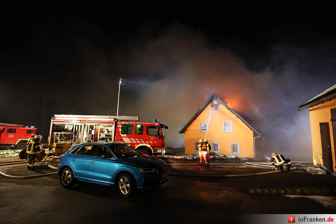 Brand in Kunreuth (Kreis Kulmbach)