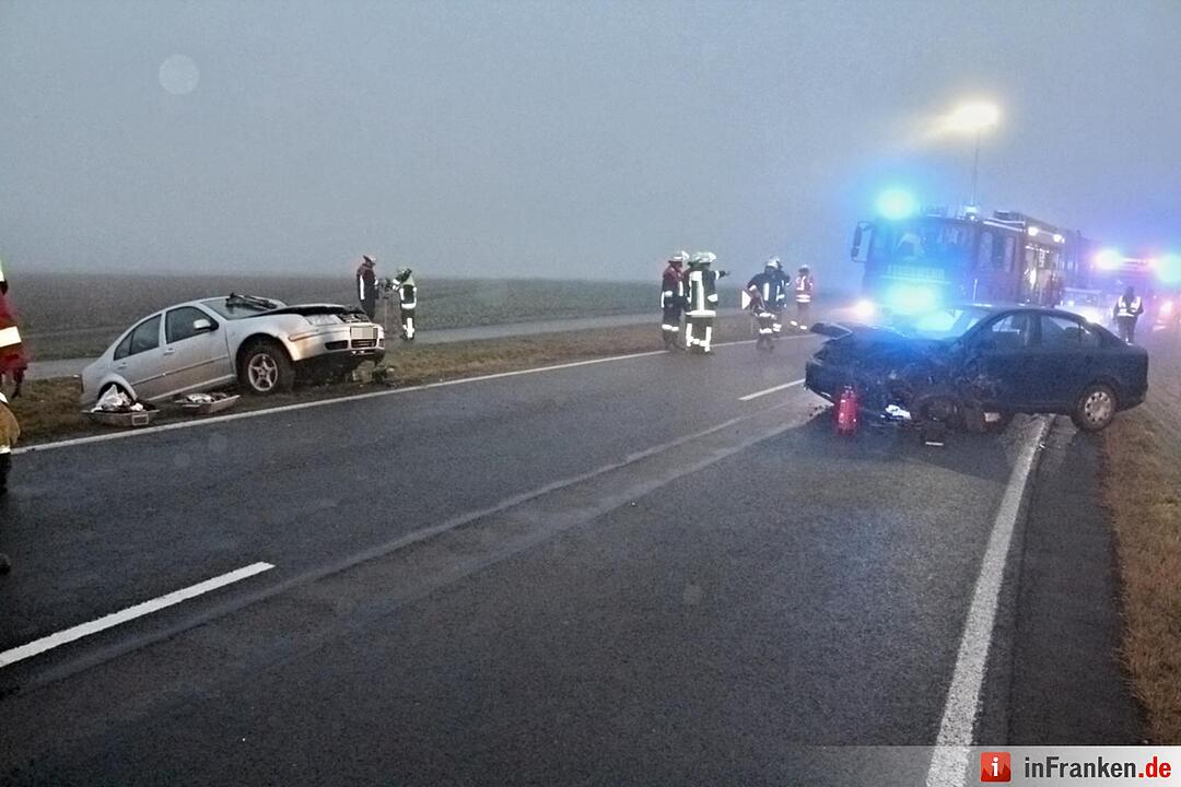 Mehrere Verletzte nach Unfall bei Ermershausen