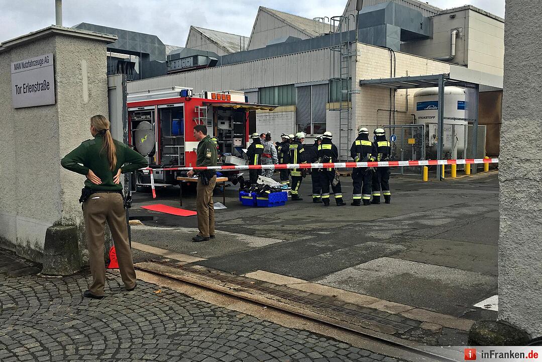 Chemieunfall in Nürnberg