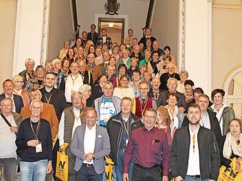 Minister Thorsten Glauber empfing seine Besucher im Maximilianeum.