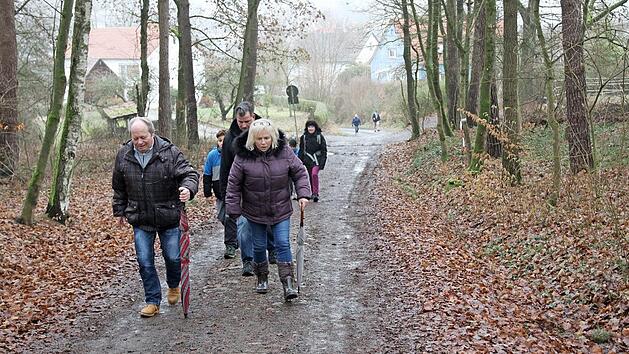 Die Wanderer genossen die beiden Strecken von Weitramsdorf zum Greinberg.