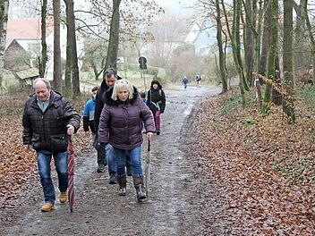 Die Wanderer genossen die beiden Strecken von Weitramsdorf zum Greinberg.