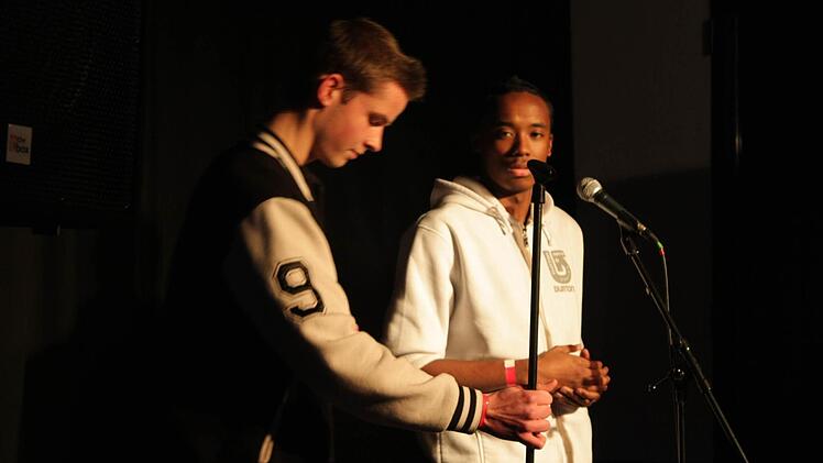 Lokalmatadoren 1: Team 083 aus Baiersdorf, Malte Drath (links) und Bilal Beam