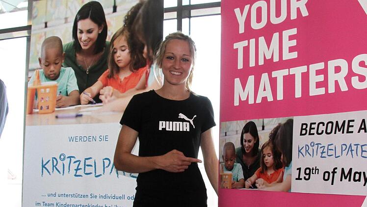 Auch Kathy Hendrich engagierte sich als Patin. Foto: Richard Sänger