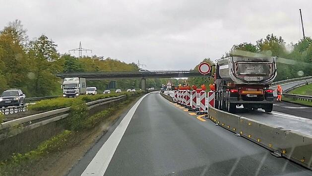 Instandsetzungsarbeiten an der A73 bei Erlangen: Verkehrsbehinderungen