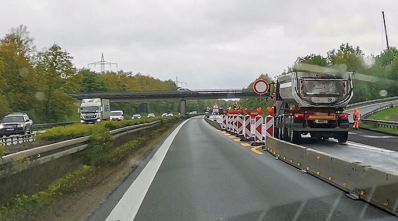 Instandsetzungsarbeiten an der A73 bei Erlangen: Verkehrsbehinderungen
