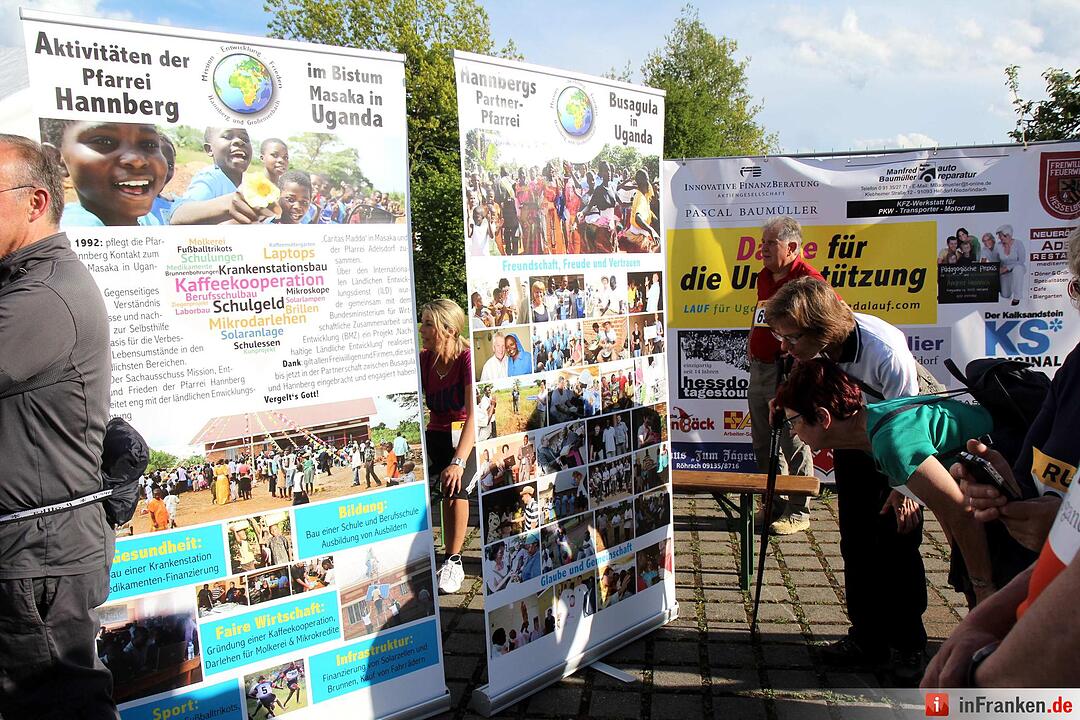 Benefizlauf "Lauf für Uganda" in Hannberg