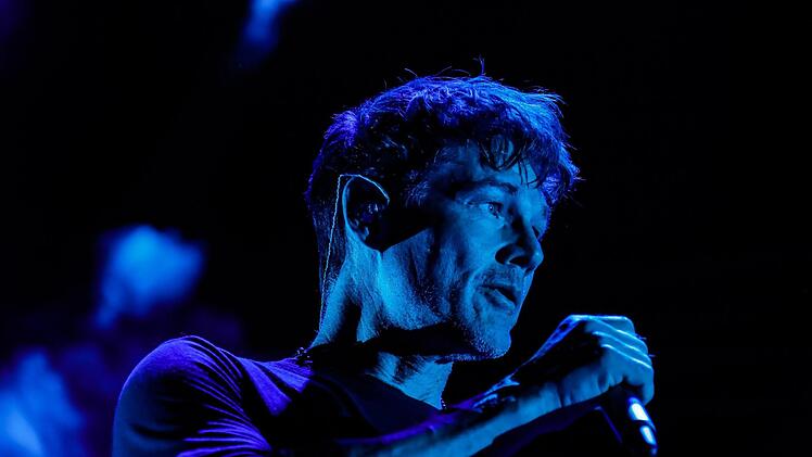 a-ha-Sänger Morten Harket beim Konzert in Coburg.Foto: Matthias Hoch