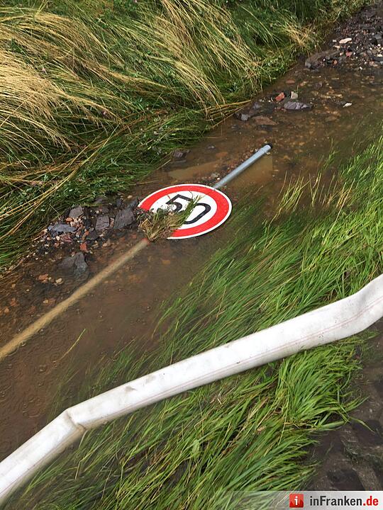Schweres Unwetter im Kreis Kronach